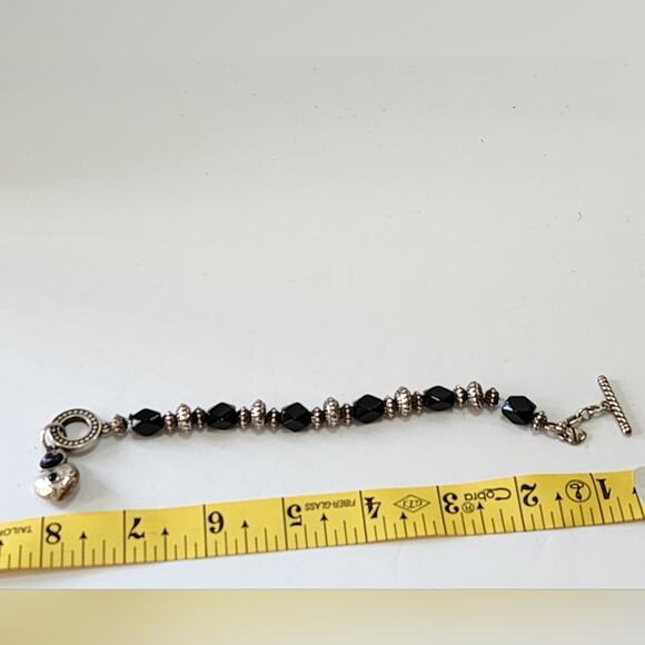 Brighton Black Jeweled Toggle Bracelet - Picture 5 of 5